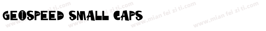geospeed small caps字体转换
